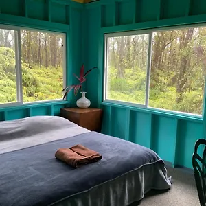Guest house Simple Rustic Studio Deluxe Bed In Tropical Fruits Garden, Mountain View